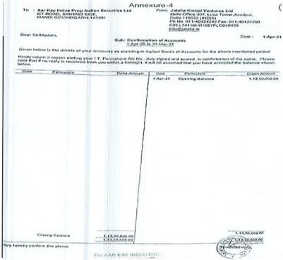 Exhibit reproduced from the original judgment
