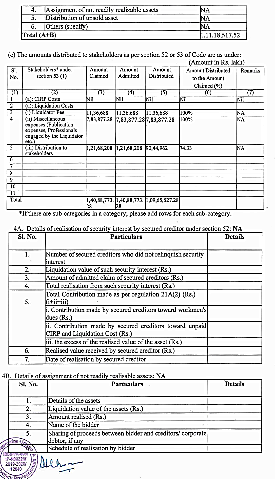 Exhibit reproduced from the original judgment