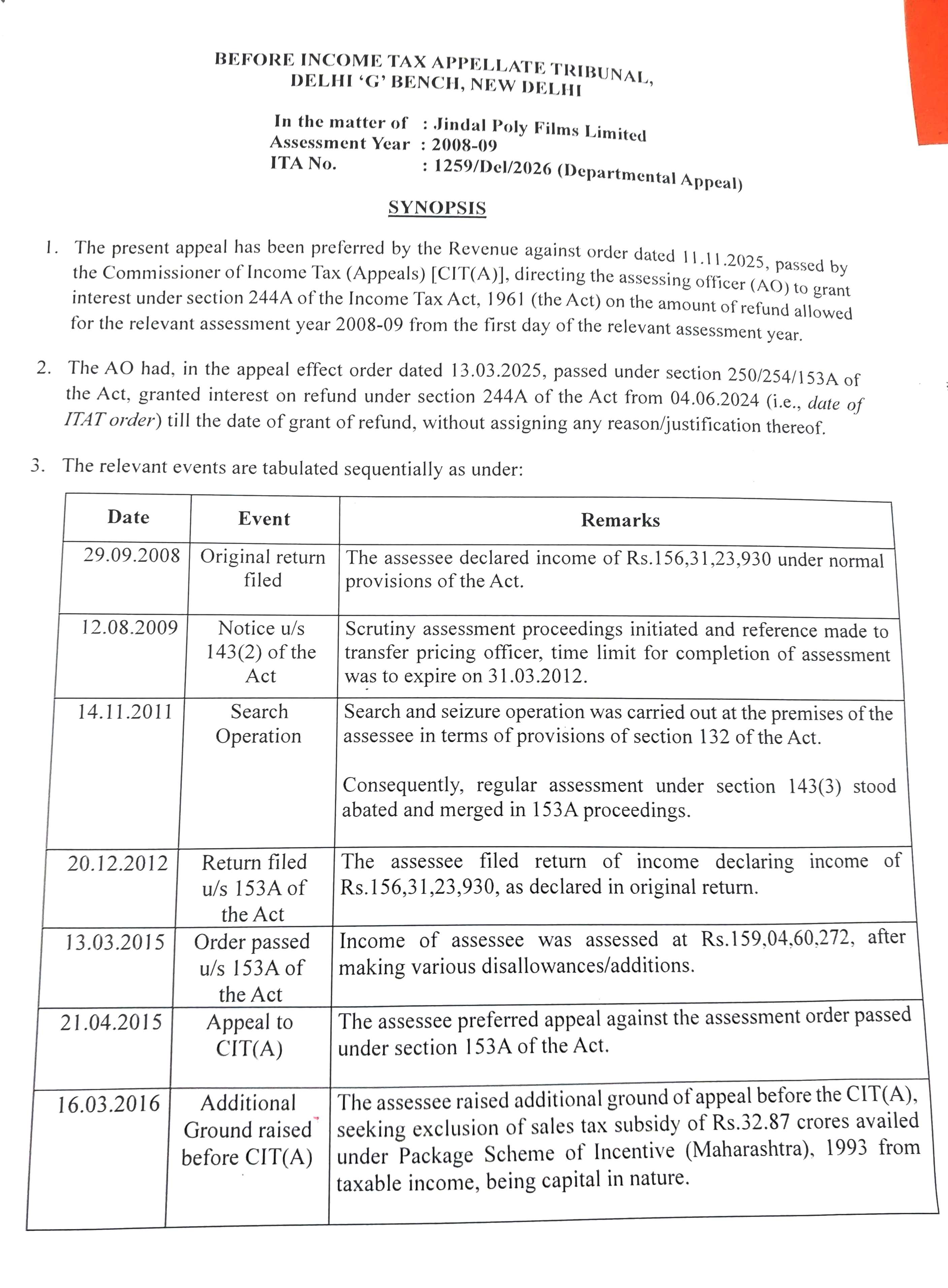 Exhibit reproduced from the original judgment