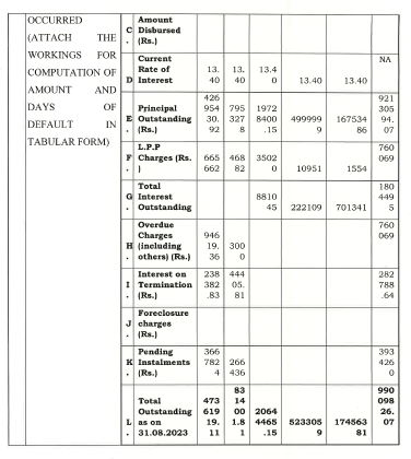 Exhibit reproduced from the original judgment