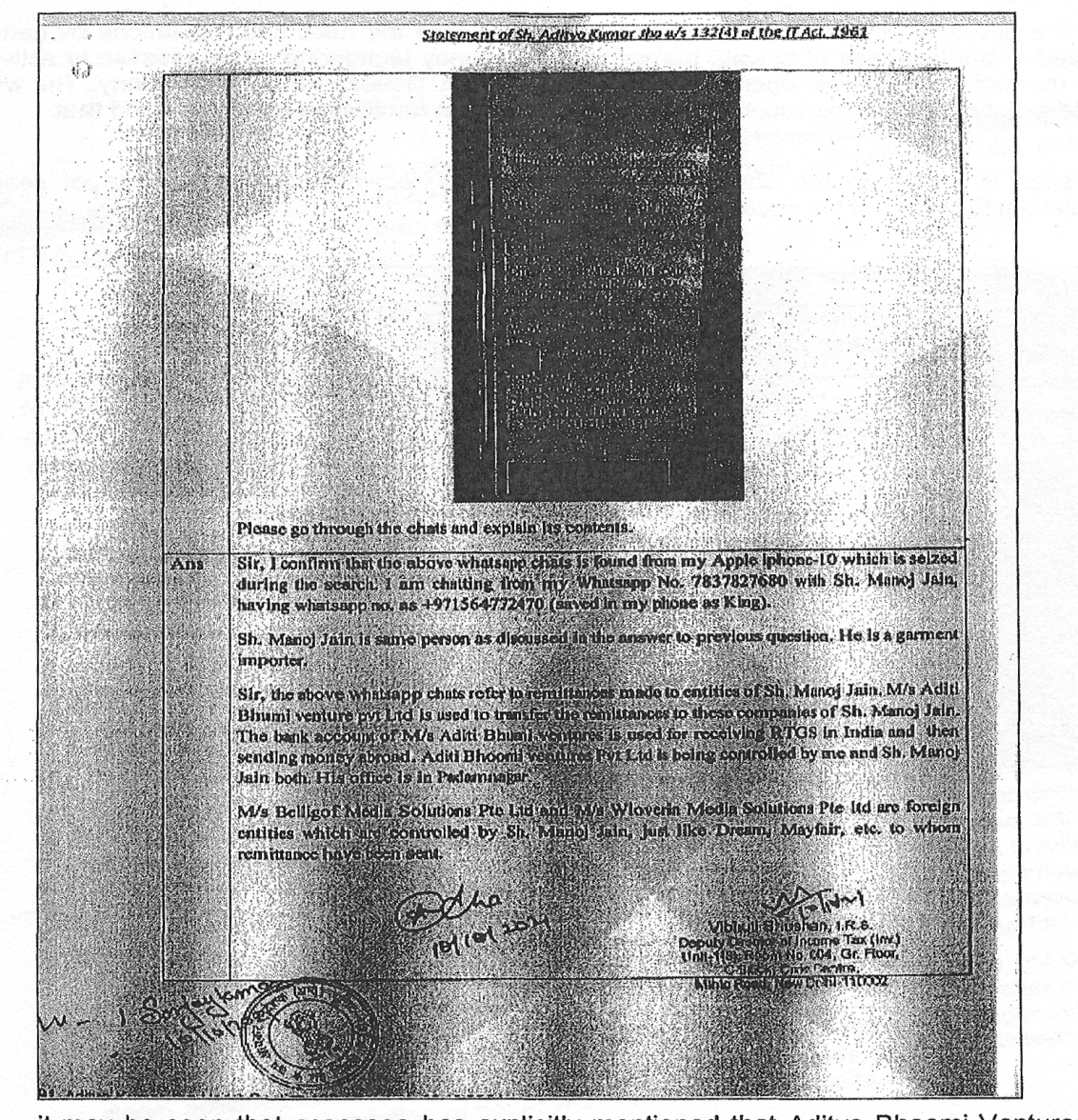 Exhibit reproduced from the original judgment