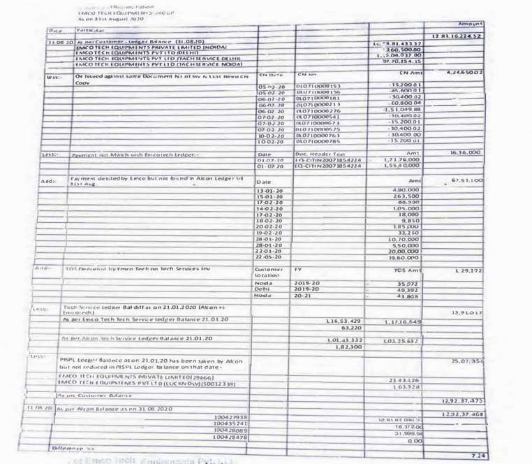Exhibit reproduced from the original judgment
