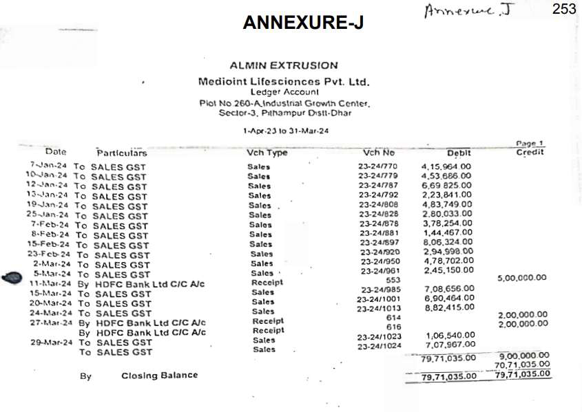 Exhibit reproduced from the original judgment
