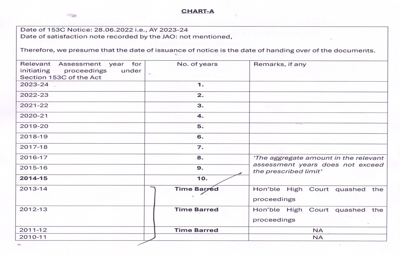 Exhibit reproduced from the original judgment