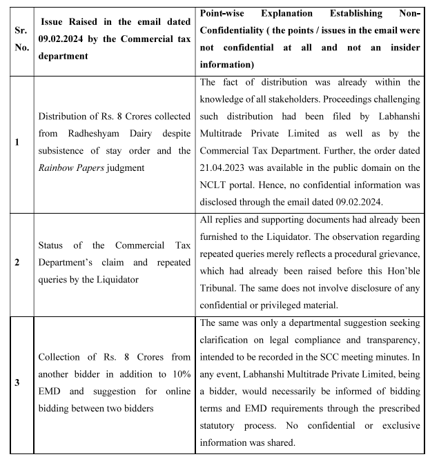 Exhibit reproduced from the original judgment