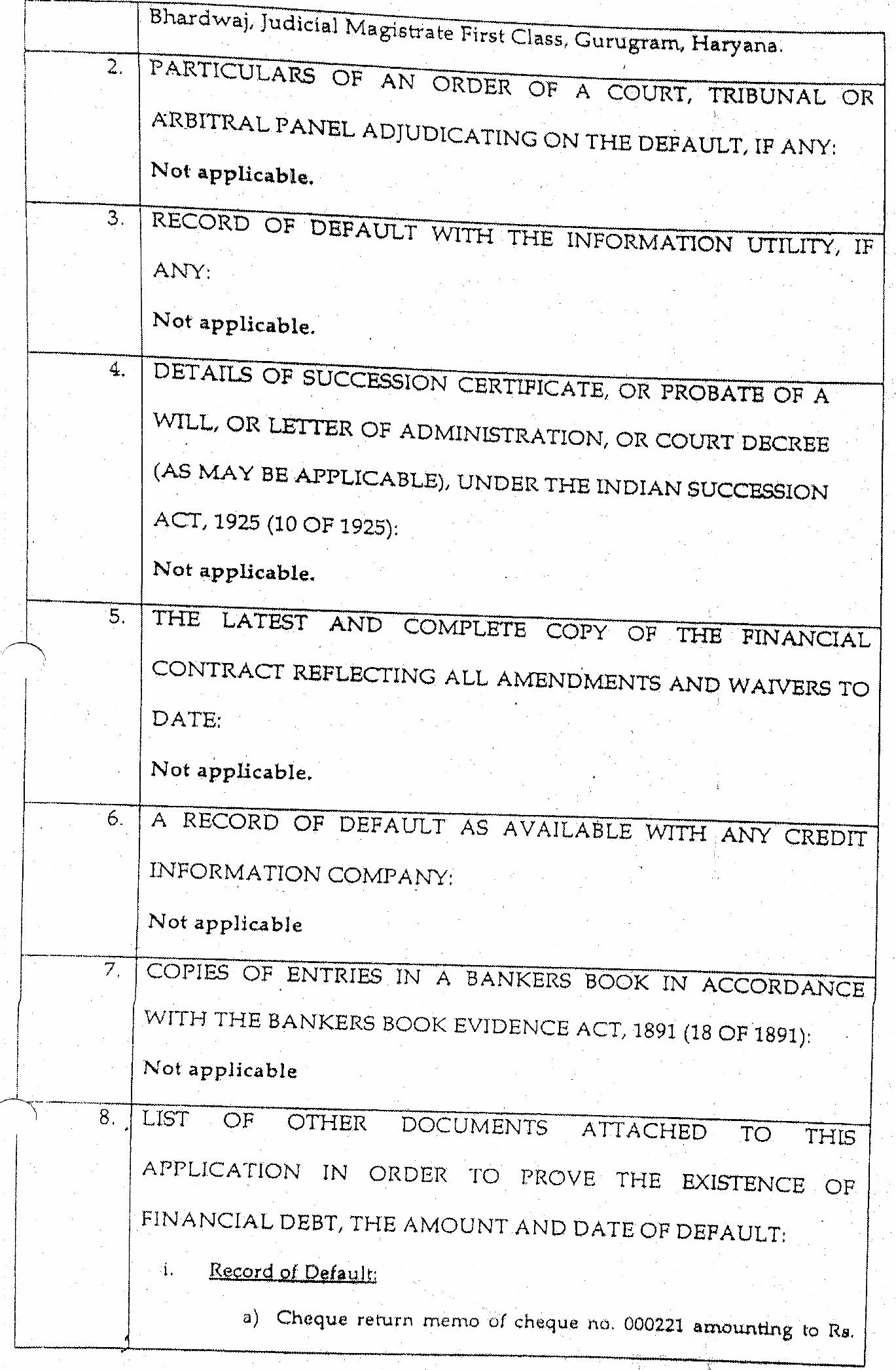 Exhibit reproduced from the original judgment