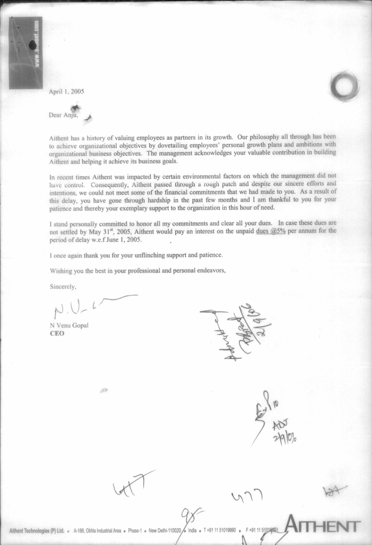 Exhibit reproduced from the original judgment