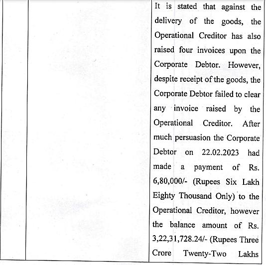 Exhibit reproduced from the original judgment
