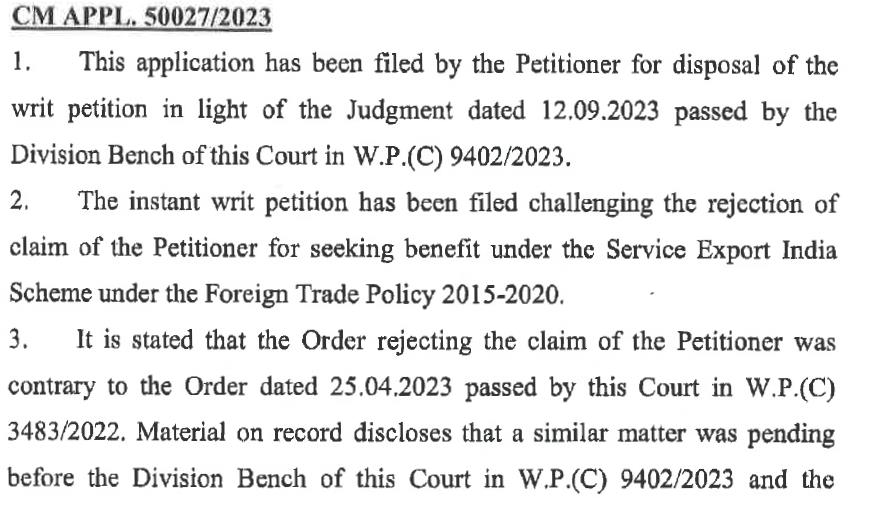 Exhibit reproduced from the original judgment