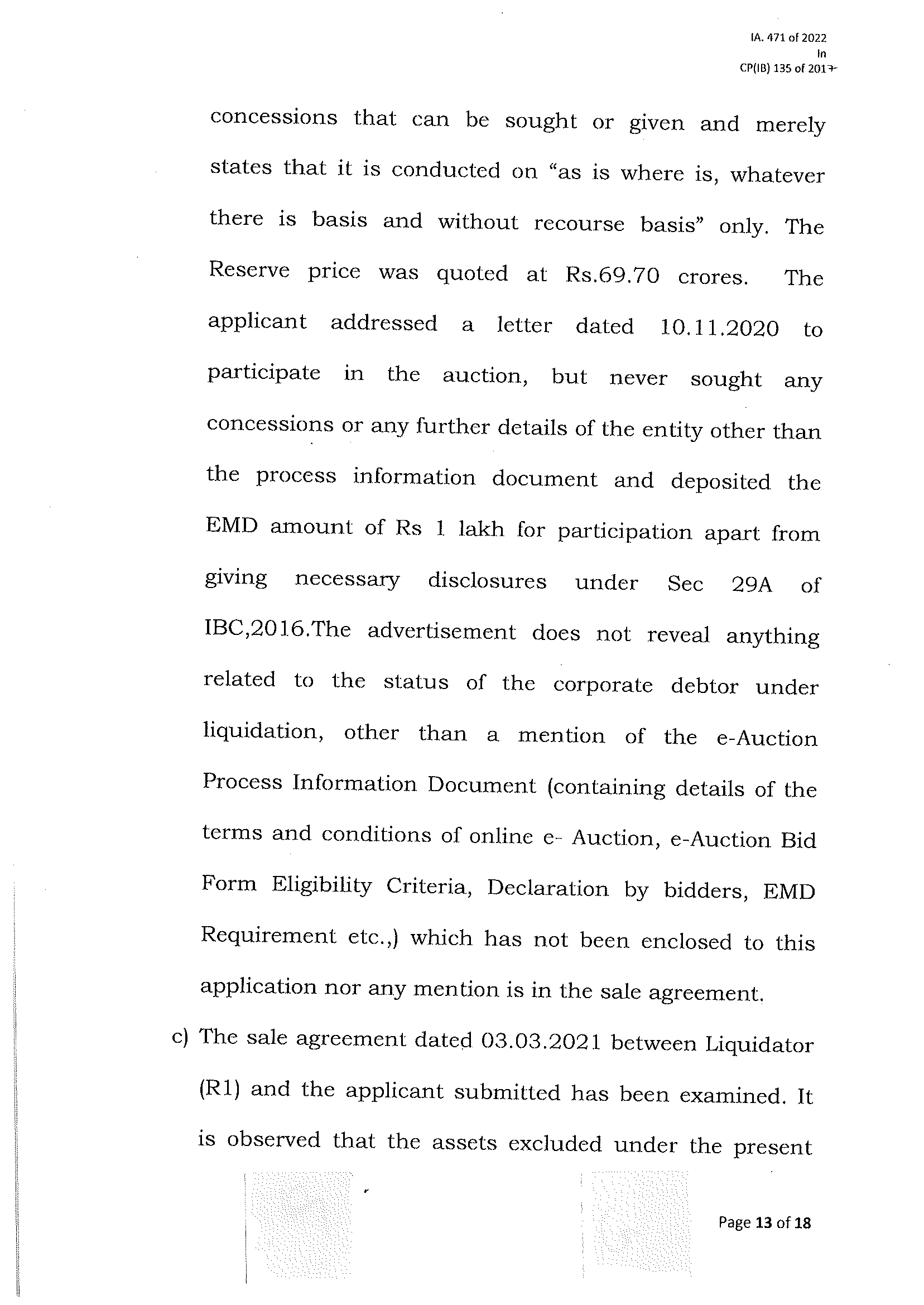 Exhibit reproduced from the original judgment