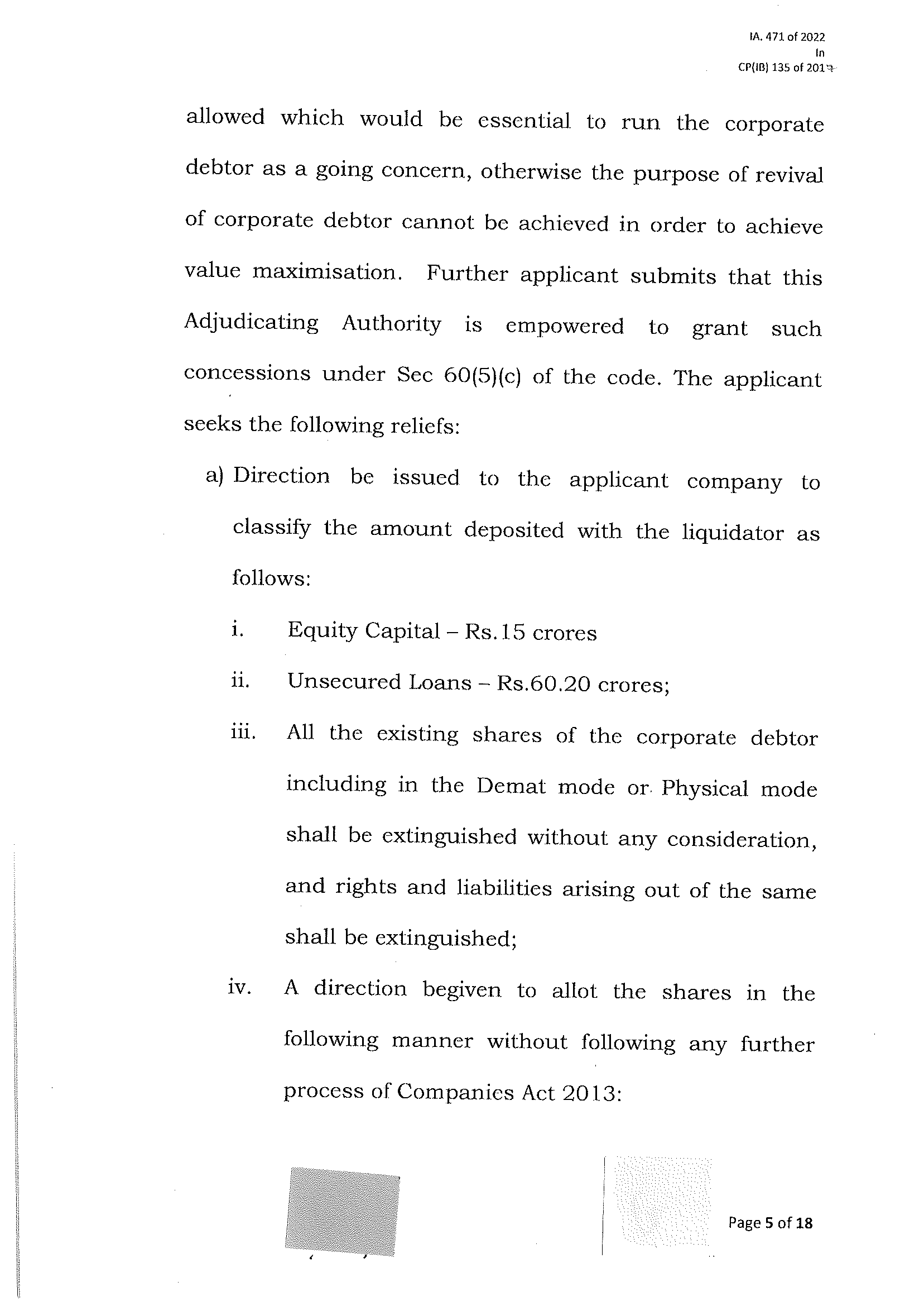 Exhibit reproduced from the original judgment