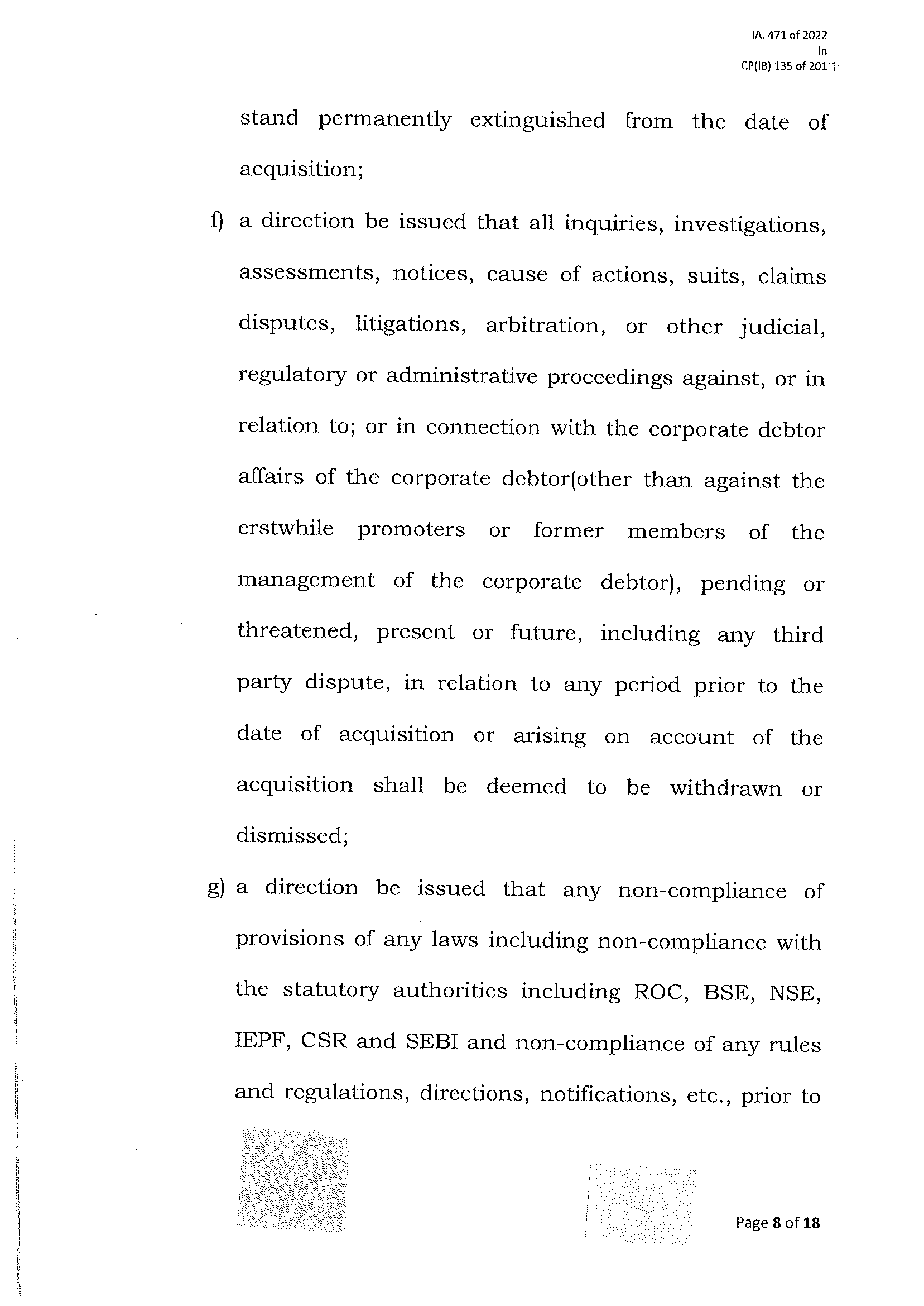 Exhibit reproduced from the original judgment