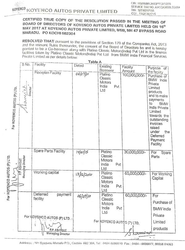 Exhibit reproduced from the original judgment