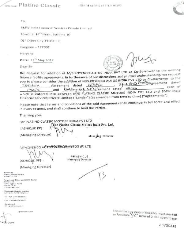 Exhibit reproduced from the original judgment