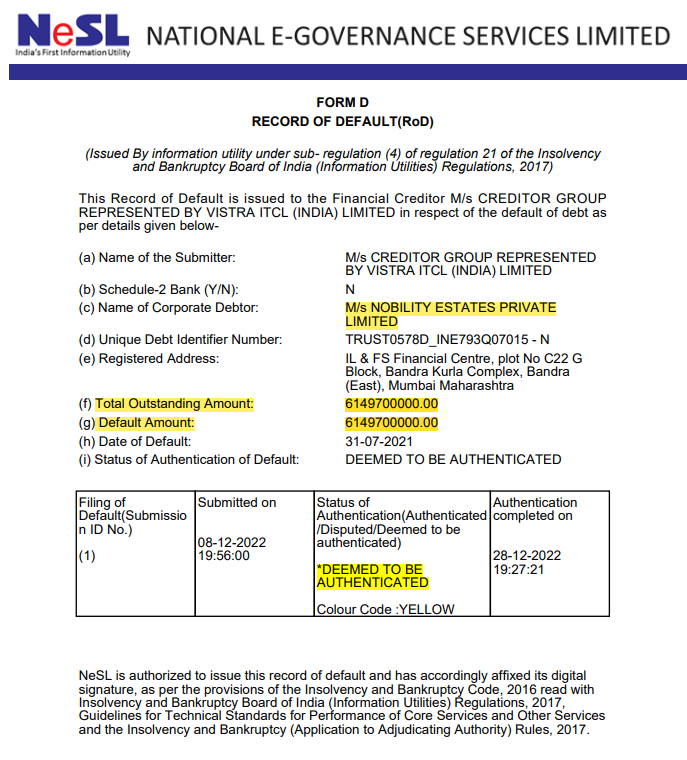 Exhibit reproduced from the original judgment