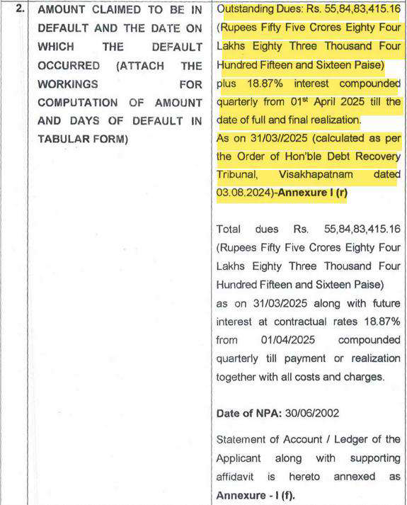 Exhibit reproduced from the original judgment
