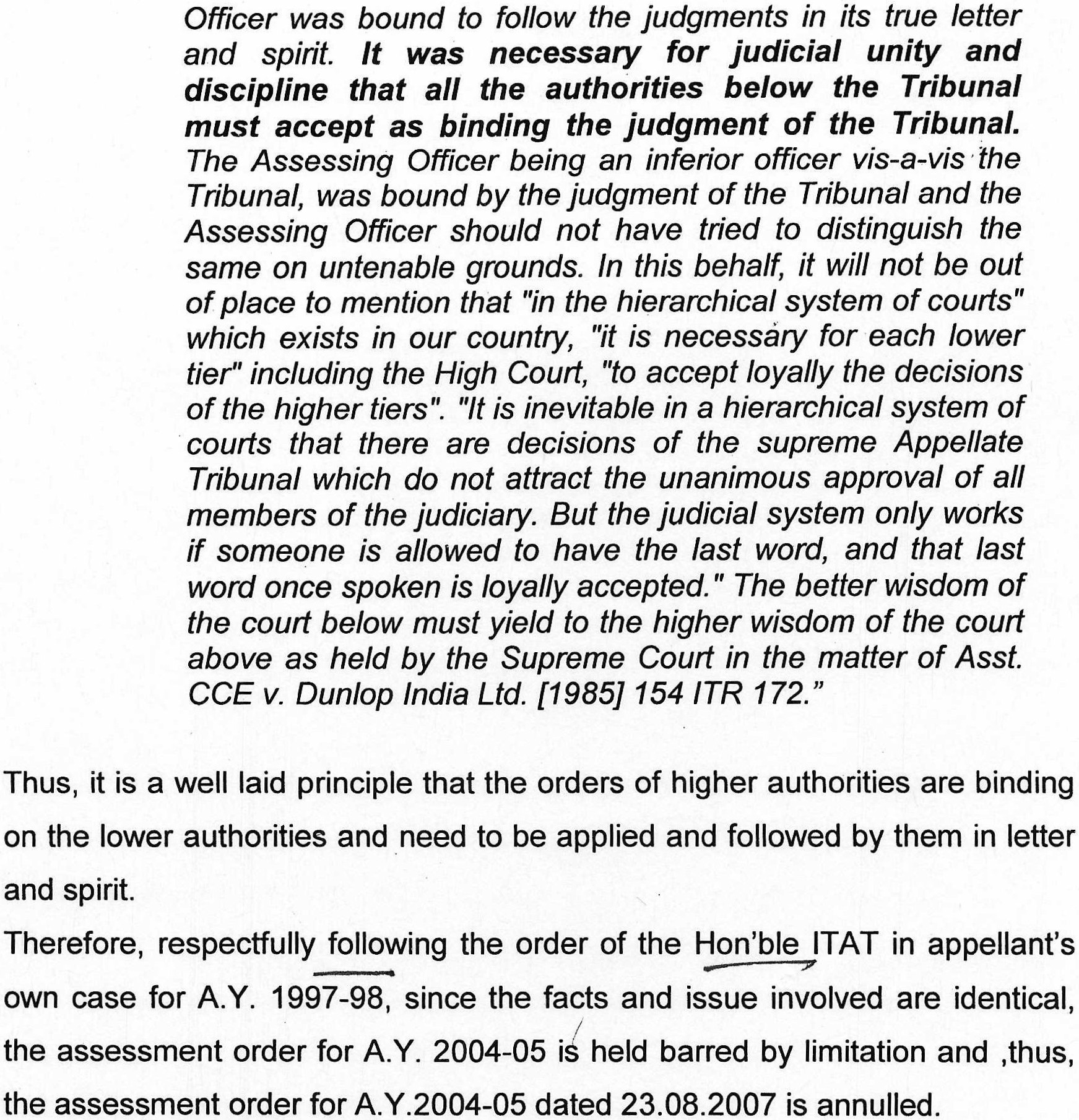 Exhibit reproduced from the original judgment