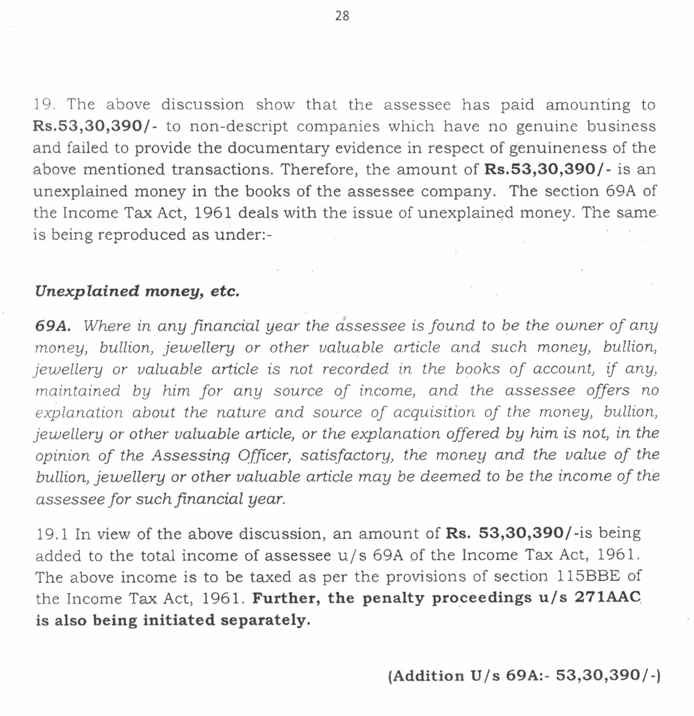 Exhibit reproduced from the original judgment