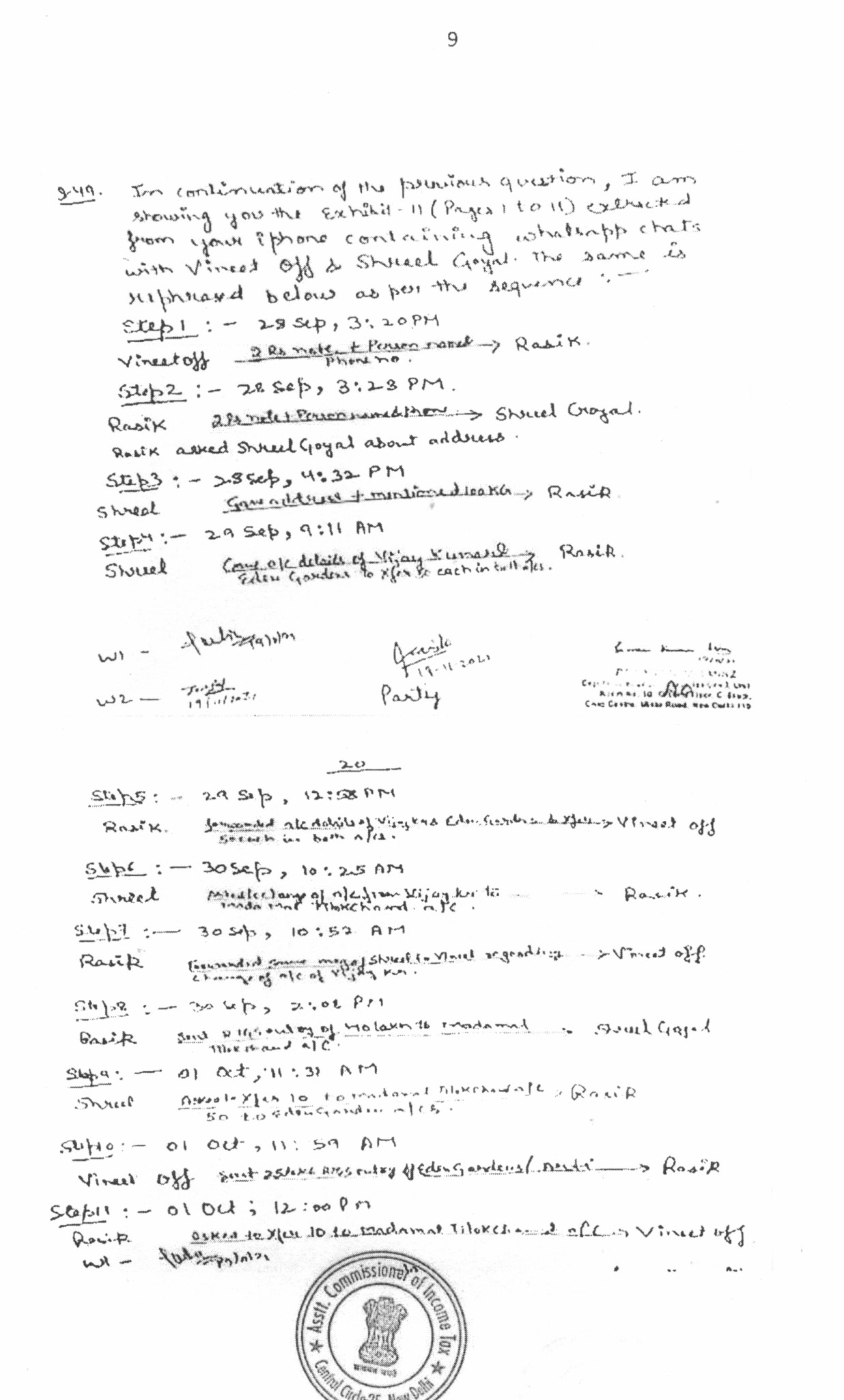 Exhibit reproduced from the original judgment