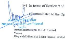 Exhibit reproduced from the original judgment
