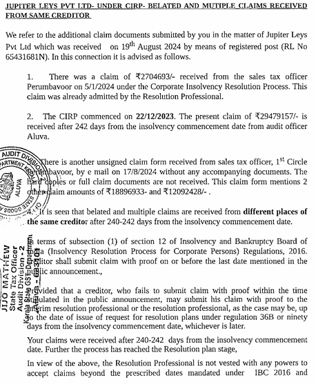Exhibit reproduced from the original judgment