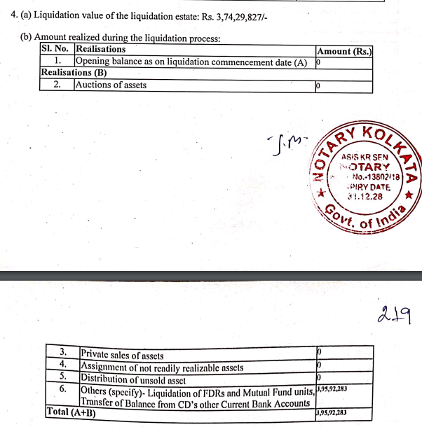 Exhibit reproduced from the original judgment