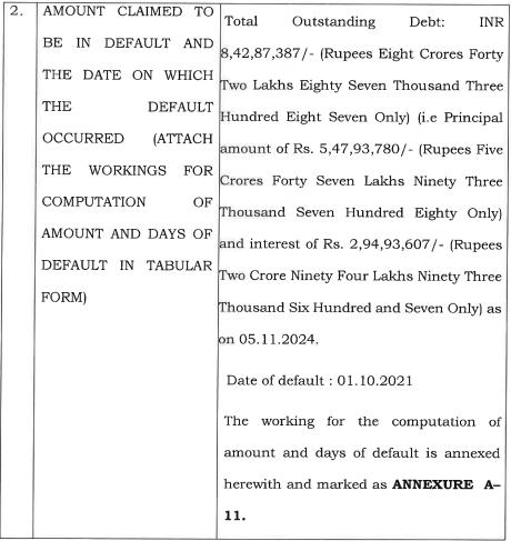 Exhibit reproduced from the original judgment