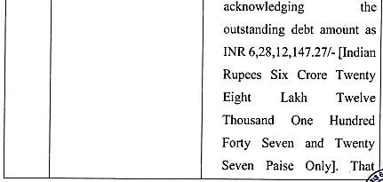 Exhibit reproduced from the original judgment