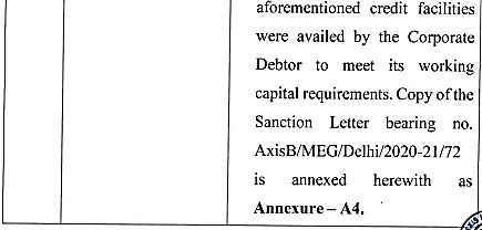 Exhibit reproduced from the original judgment
