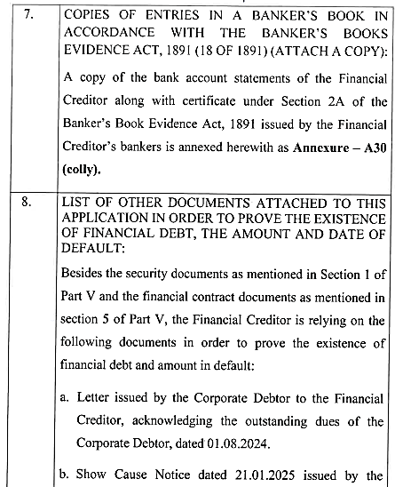 Exhibit reproduced from the original judgment