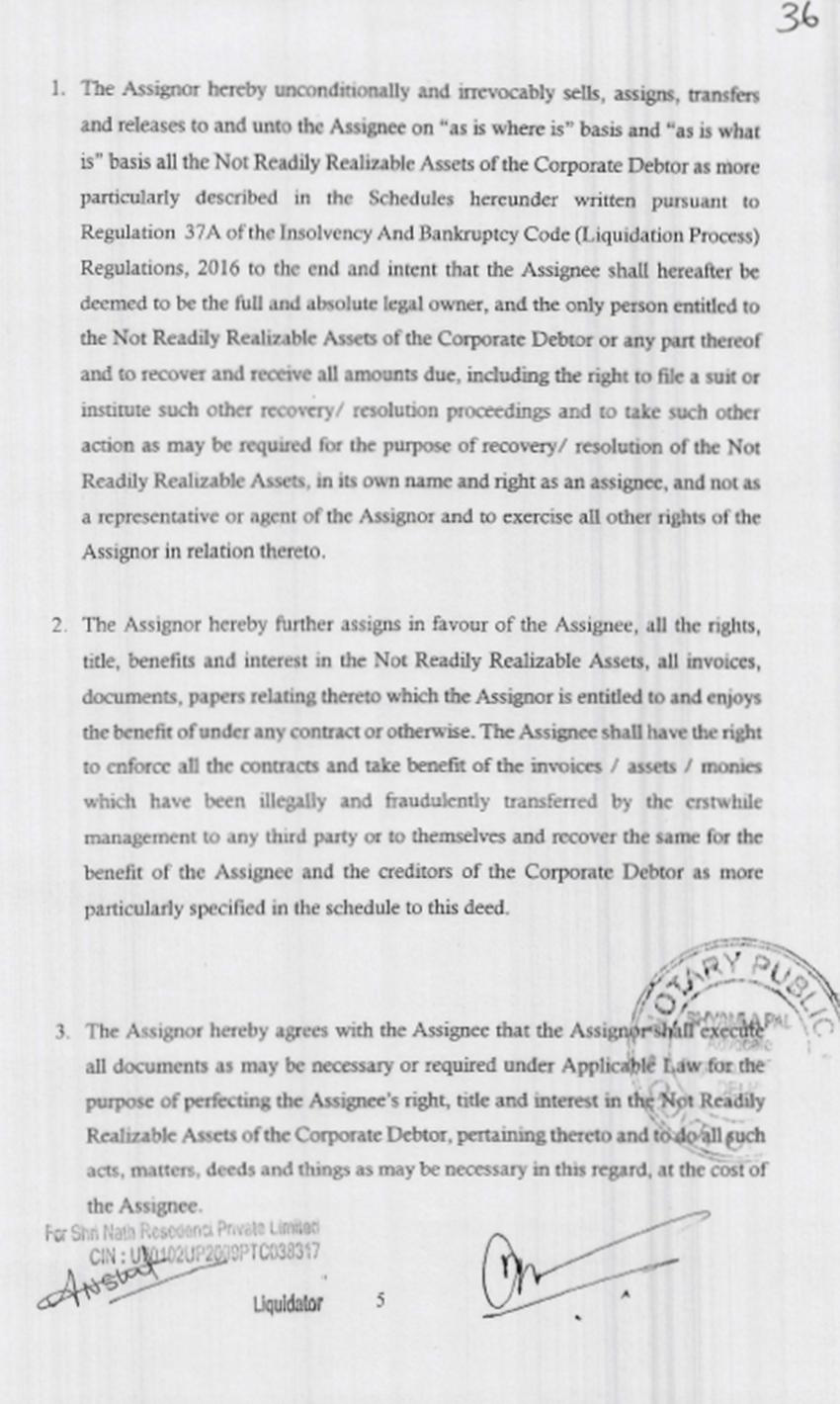 Exhibit reproduced from the original judgment