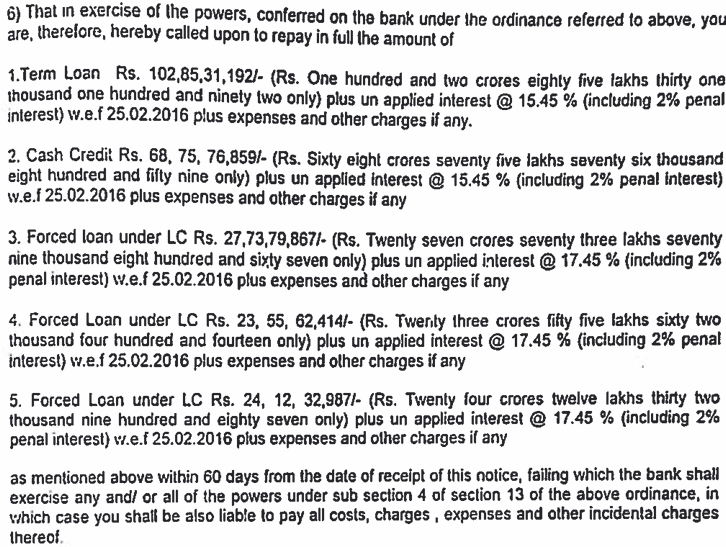 Exhibit reproduced from the original judgment