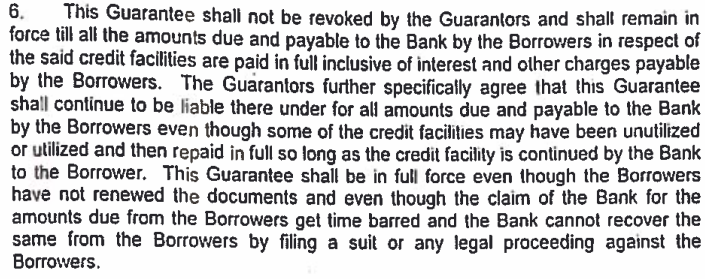 Exhibit reproduced from the original judgment