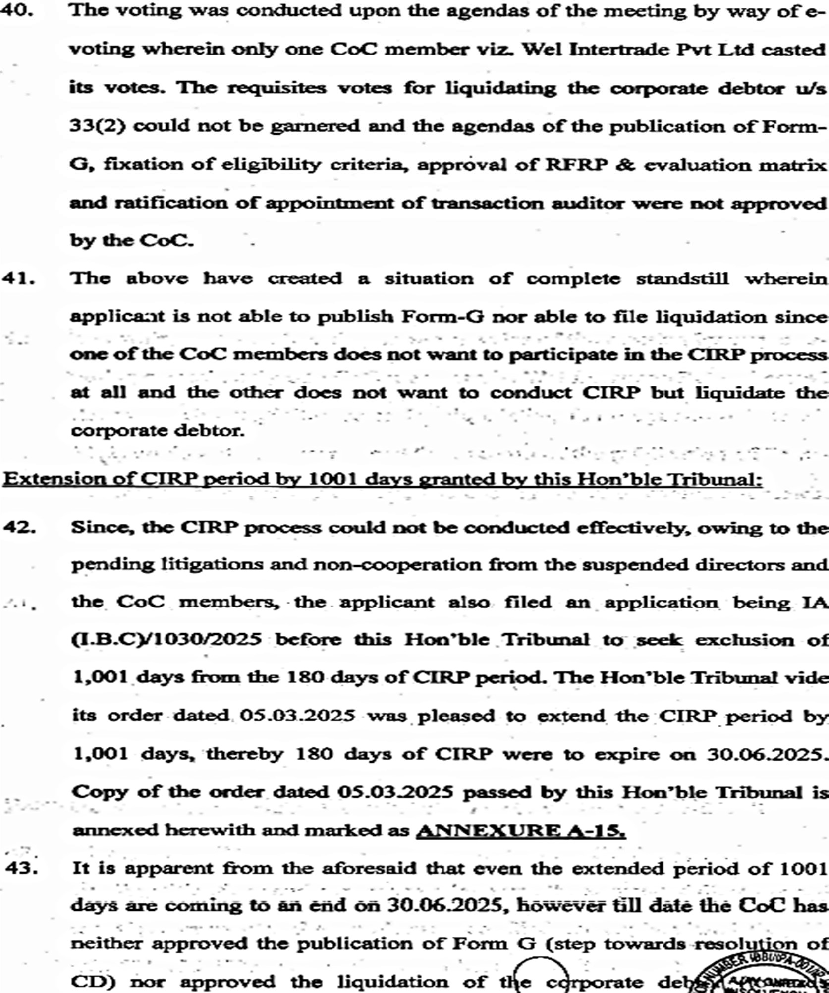 Exhibit reproduced from the original judgment