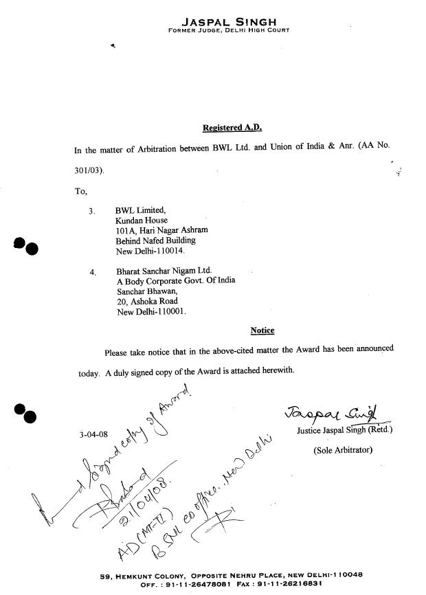 Exhibit reproduced from the original judgment