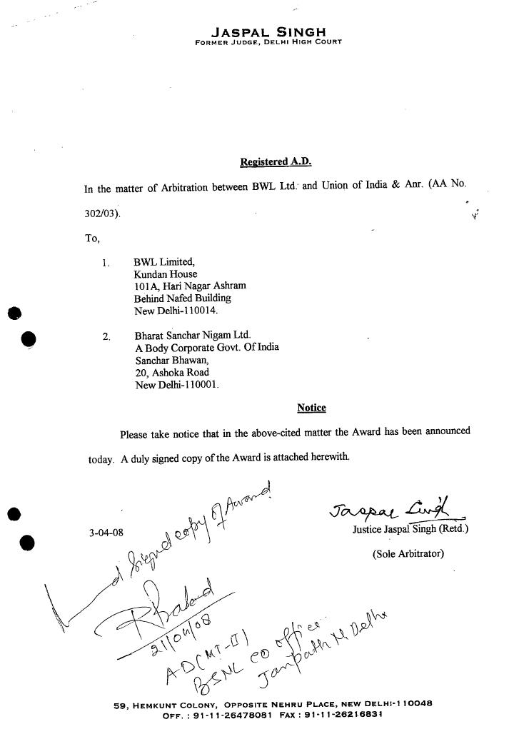 Exhibit reproduced from the original judgment