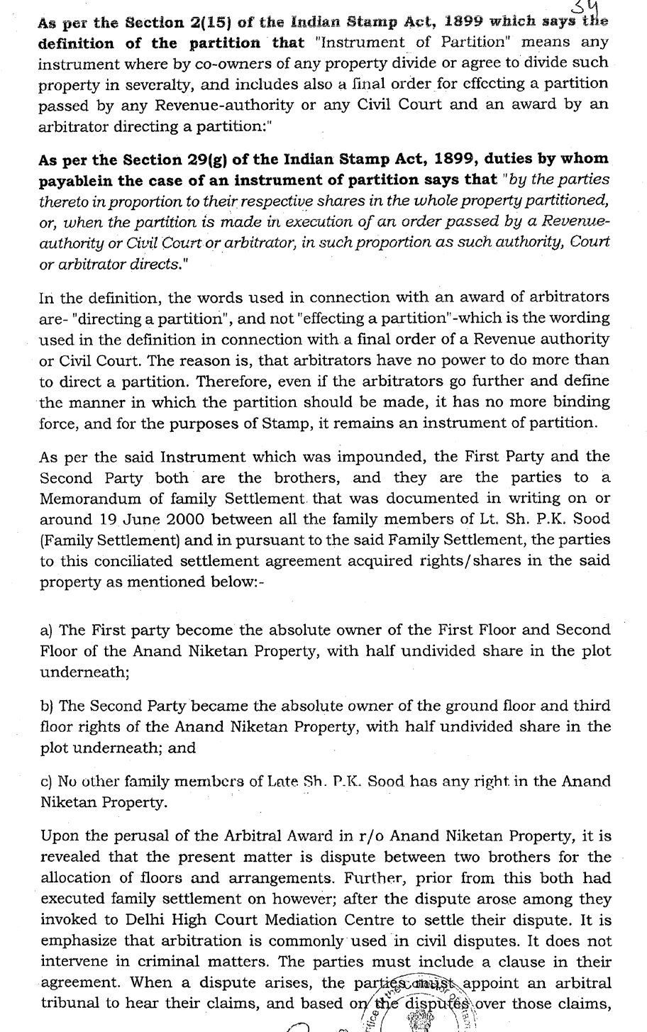 Exhibit reproduced from the original judgment
