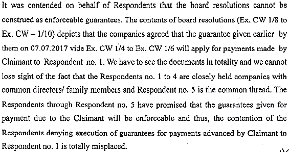Exhibit reproduced from the original judgment