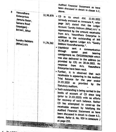 Exhibit reproduced from the original judgment