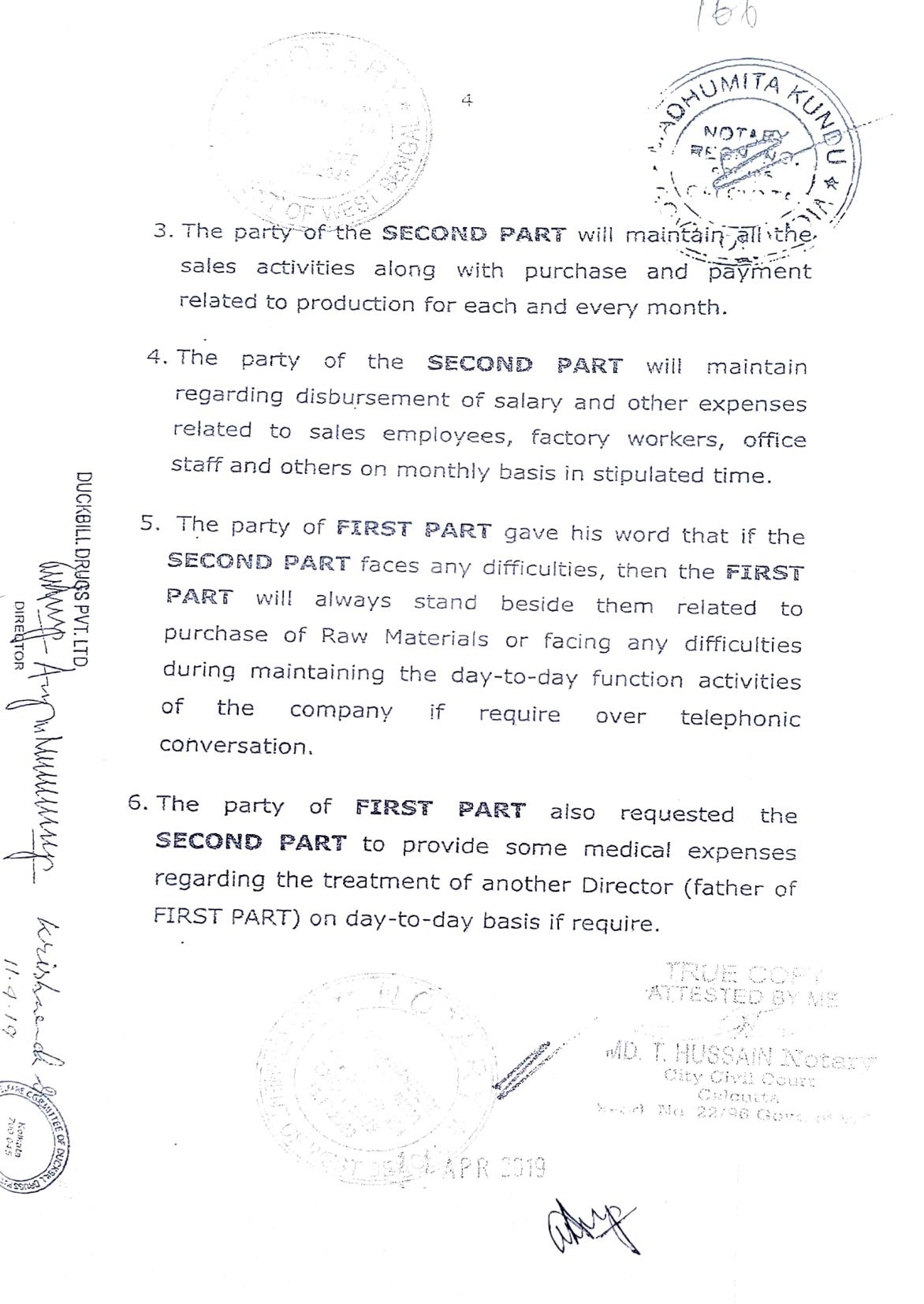 Exhibit reproduced from the original judgment