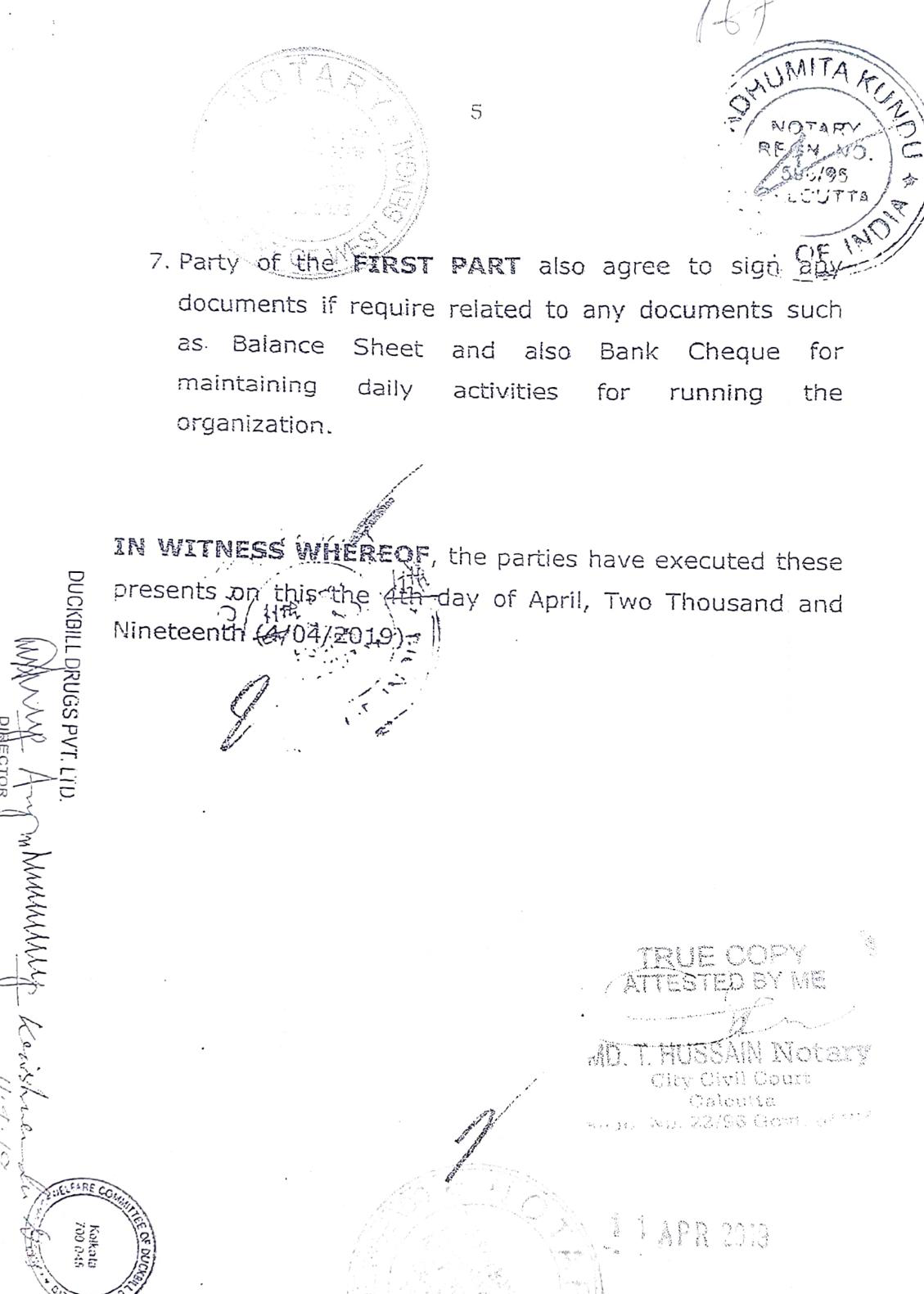 Exhibit reproduced from the original judgment