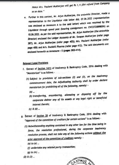 Exhibit reproduced from the original judgment