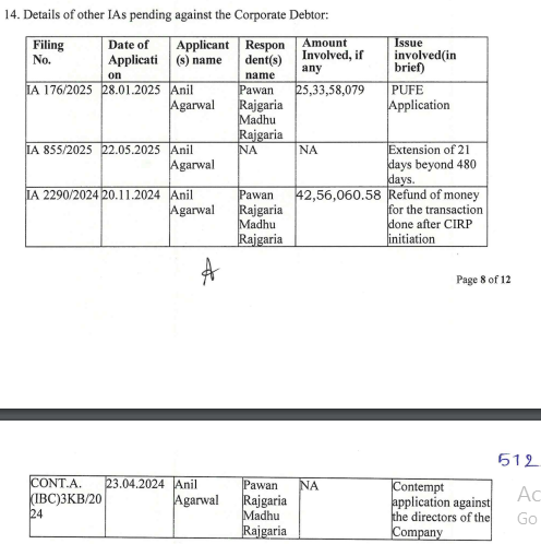 Exhibit reproduced from the original judgment