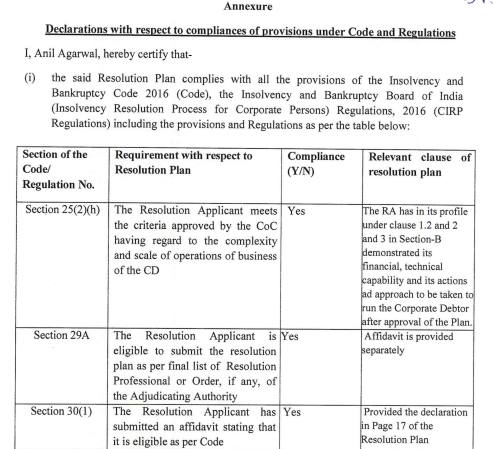 Exhibit reproduced from the original judgment