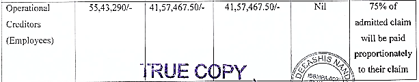 Exhibit reproduced from the original judgment