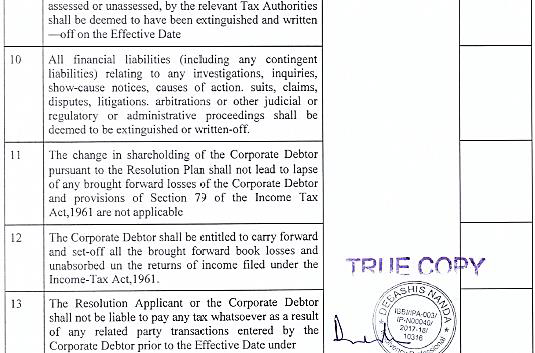Exhibit reproduced from the original judgment