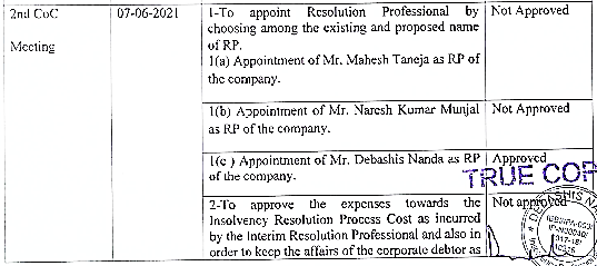 Exhibit reproduced from the original judgment