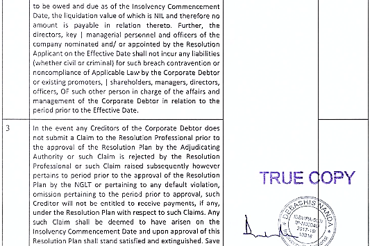 Exhibit reproduced from the original judgment