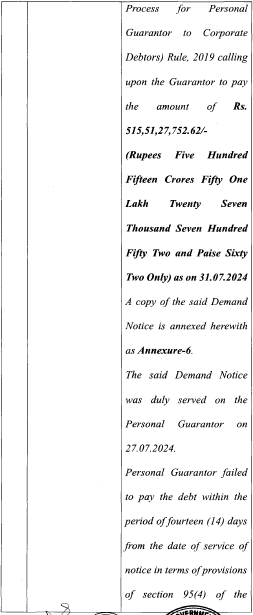 Exhibit reproduced from the original judgment