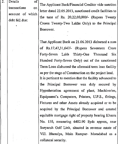 Exhibit reproduced from the original judgment